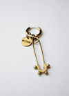 EARRING HOOK GOLD L 4