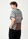 POLERA ANTON STRIPES ROSA/TERRE 3