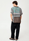 POLERA ANTON STRIPES ROSA/TERRE 8