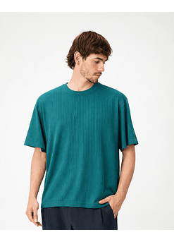 POLERA ATIQ ACANALADA BOSQUE