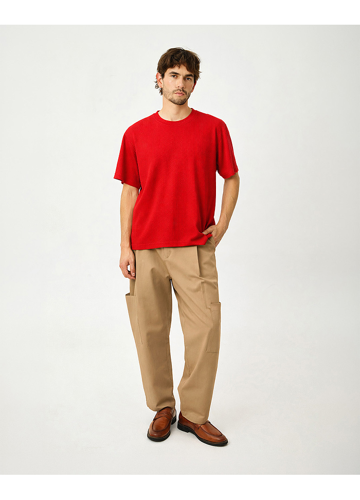 POLERA ATIQ ACANALADA AJI