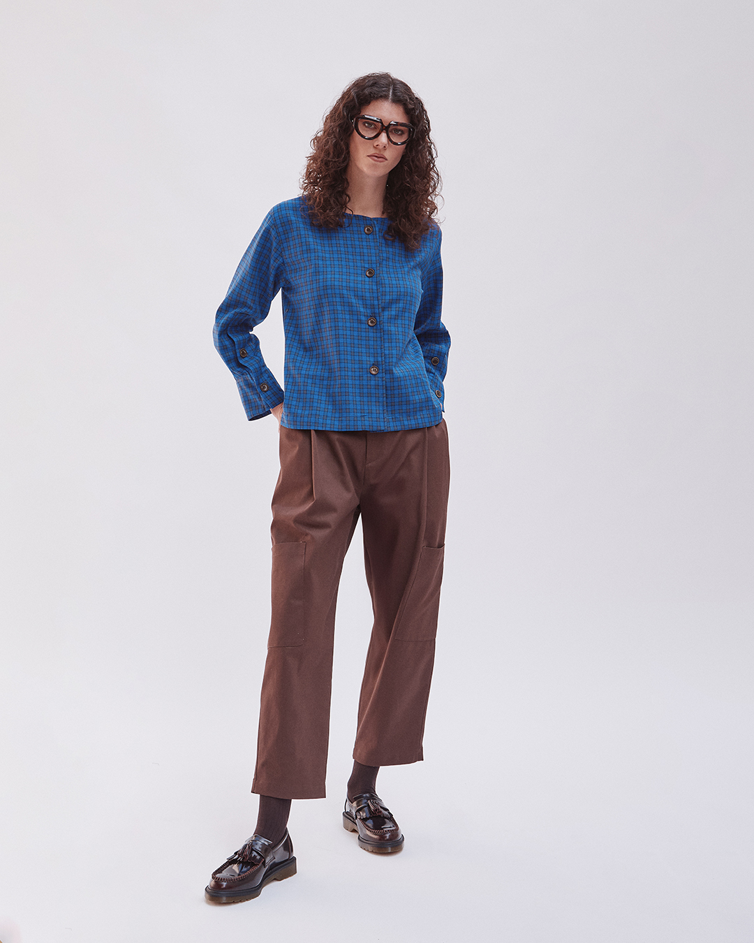 CAMISA TIKA CUADROS BLUERAY  1