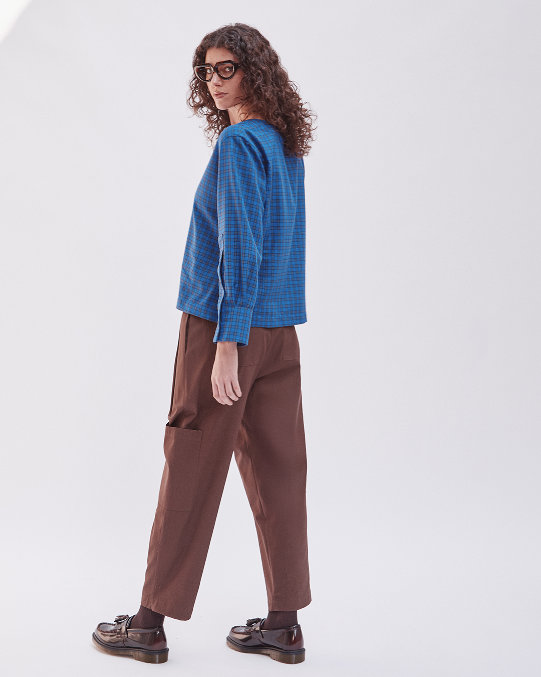 CAMISA TIKA CUADROS BLUERAY  2