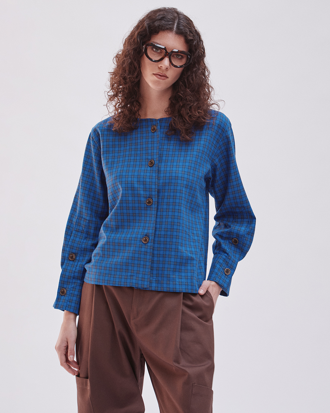 CAMISA TIKA CUADROS BLUERAY  3