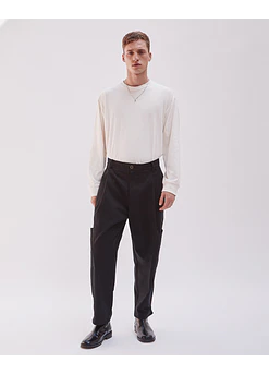 PANTALON RUMI UTILITARIO NEGRO