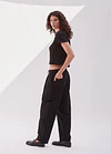 PANTALON RUMI UTILITARIO NEGRO 2