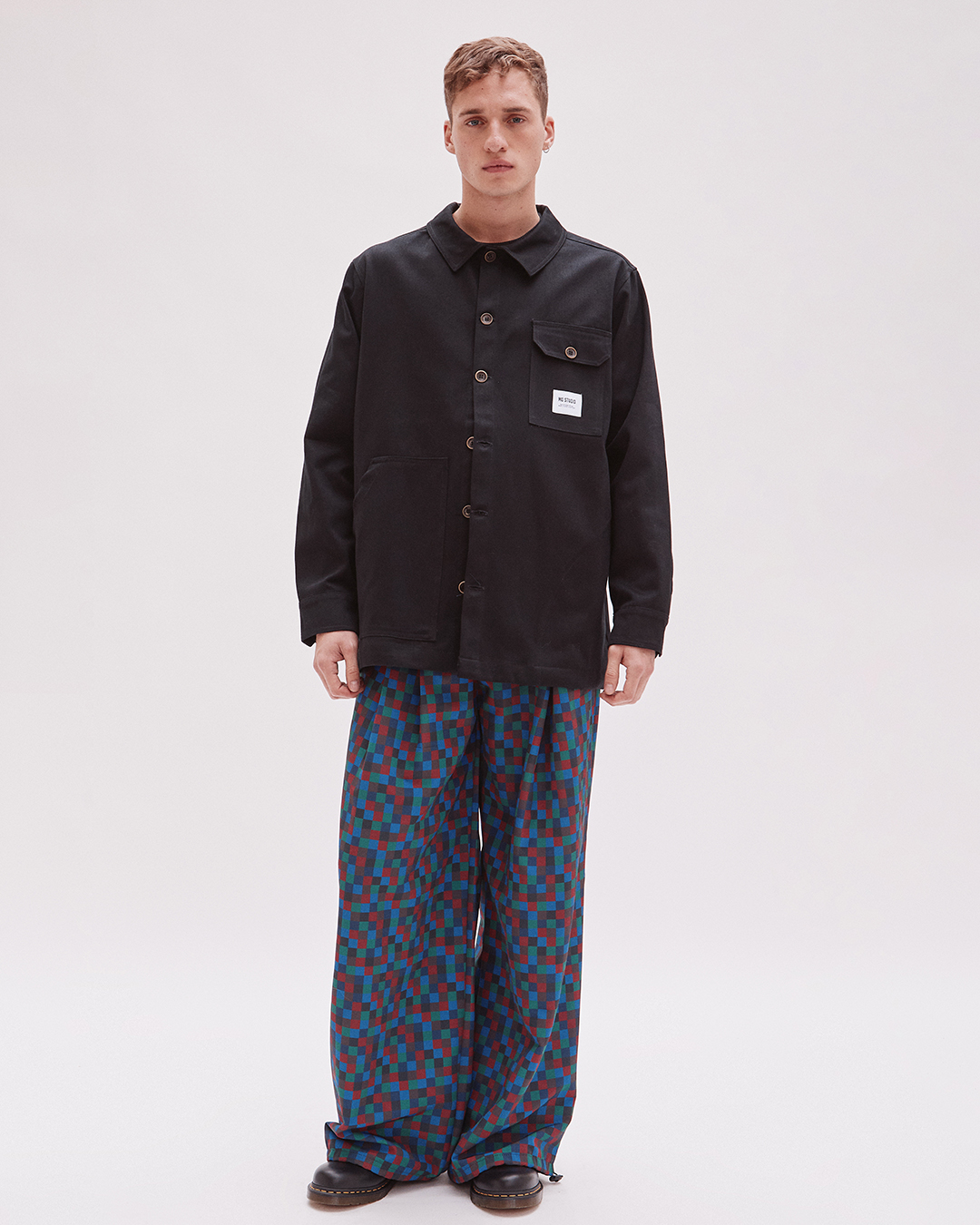 CHAQUETA RUMI UTILITARIA NEGRA  1