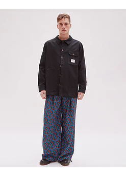 CHAQUETA RUMI UTILITARIA NEGRA 