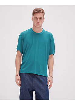 POLERA ATIQ ACANALADA BOSQUE