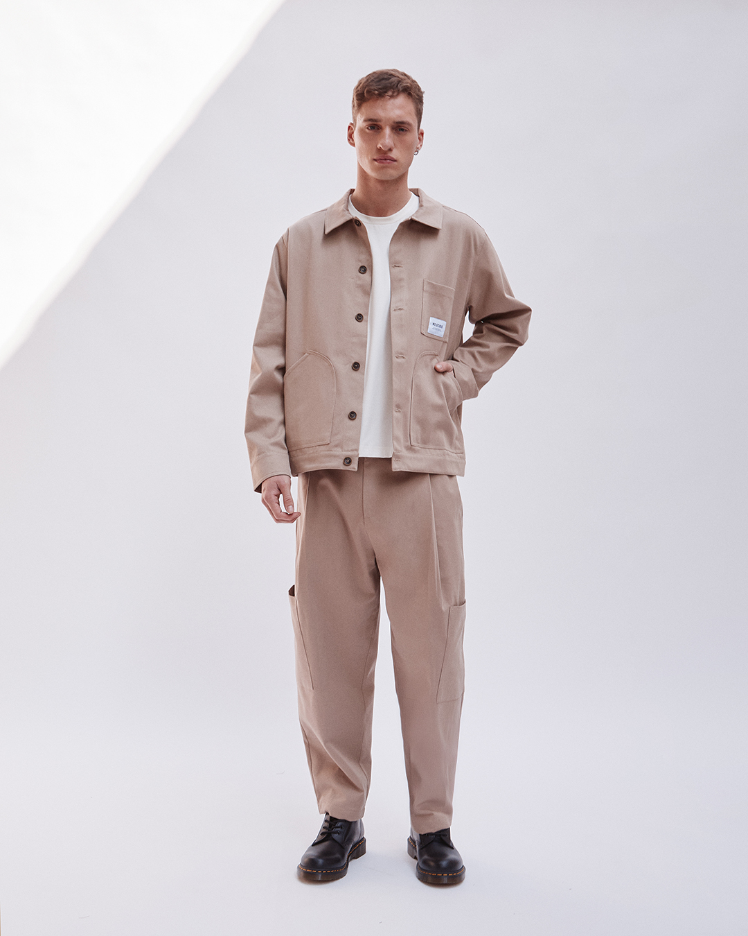 CHAQUETA AWAKI CROP CAMEL 2