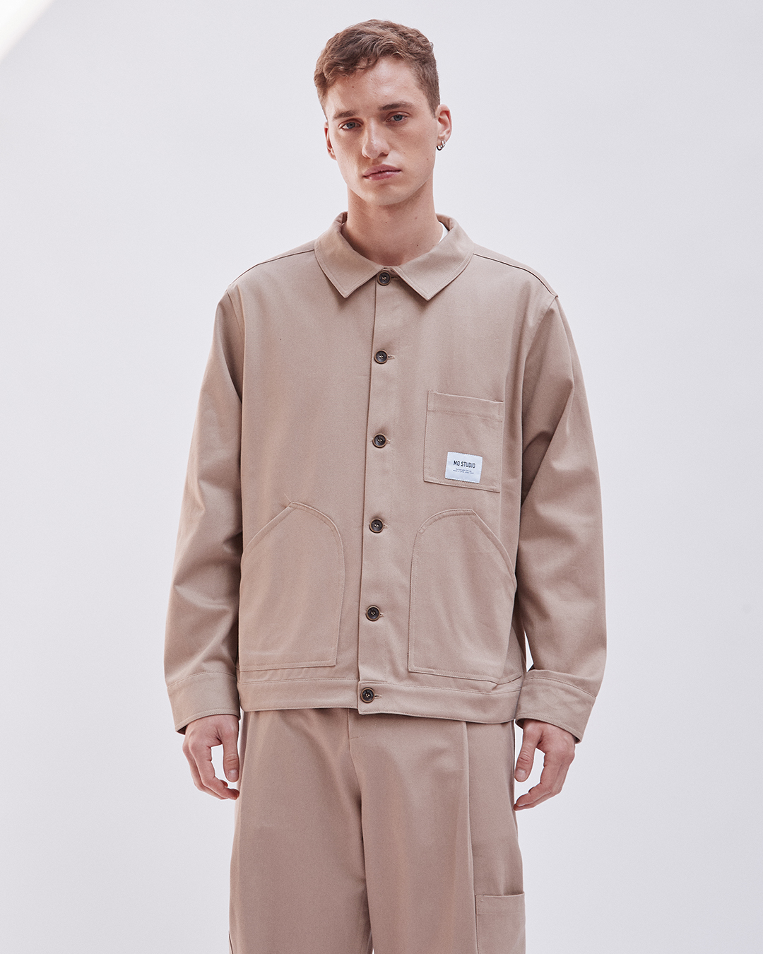 CHAQUETA AWAKI CROP CAMEL 1