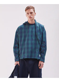 CAMISA ZARTE CUADROS MANGA LARGA