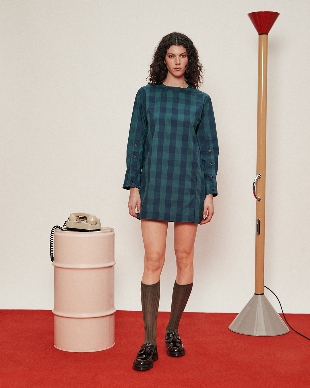 VESTIDO  TABLA CUADROS  1