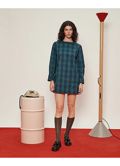 VESTIDO  TABLA CUADROS 