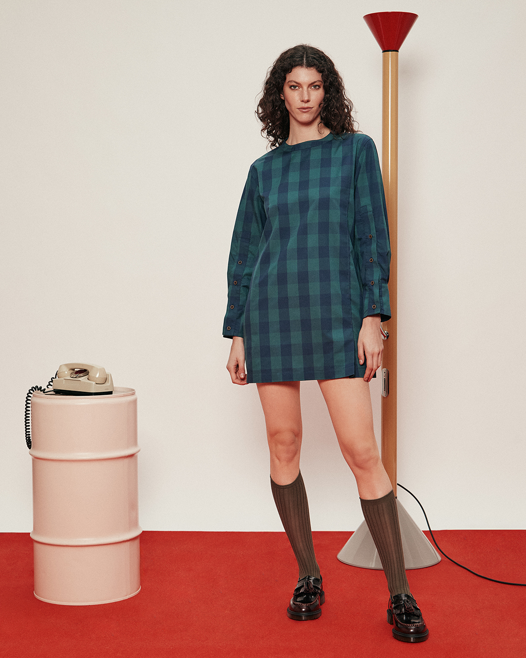 VESTIDO  TABLA CUADROS  4