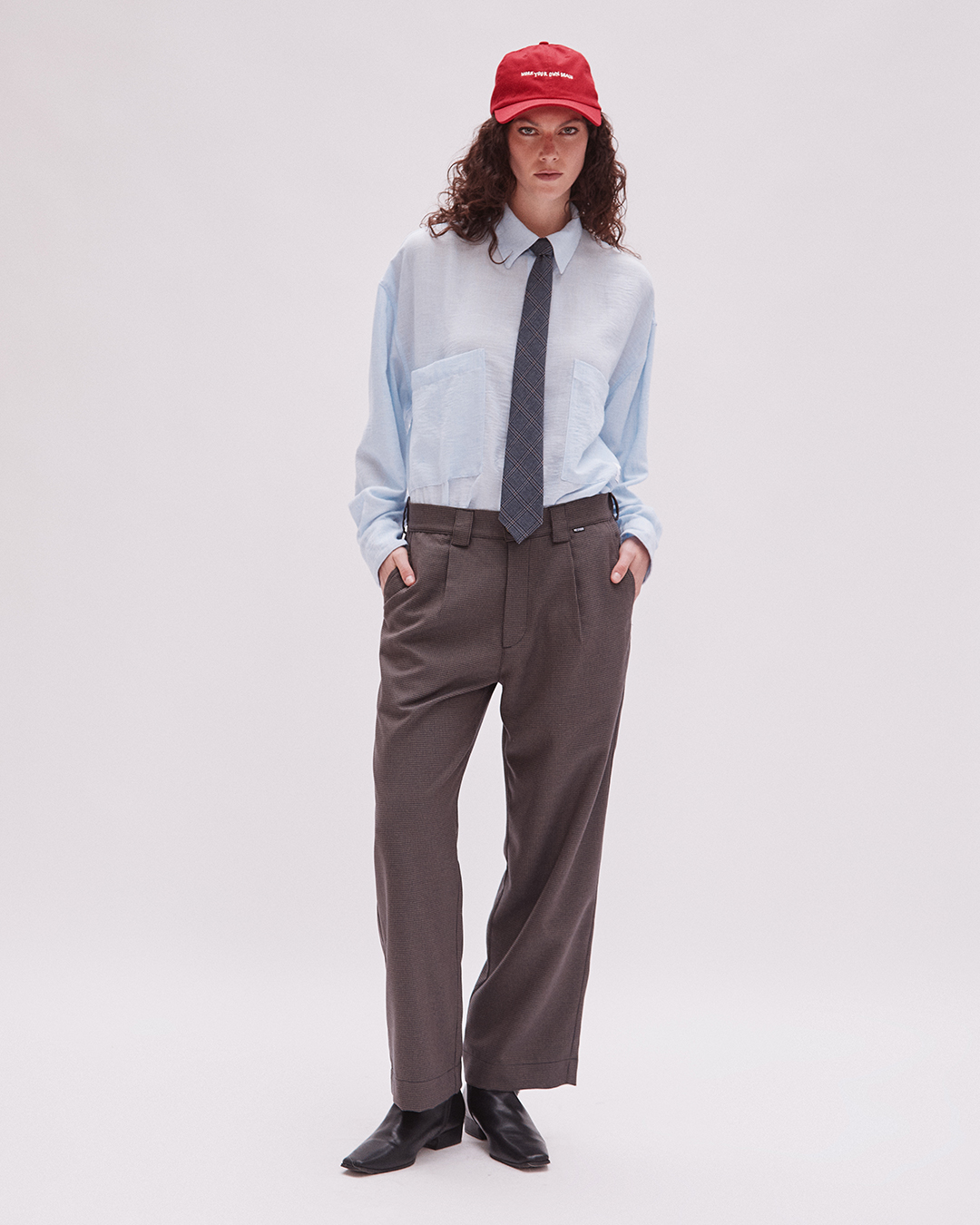 PANTALON AWAKI PIE DE POULE PETIT  2