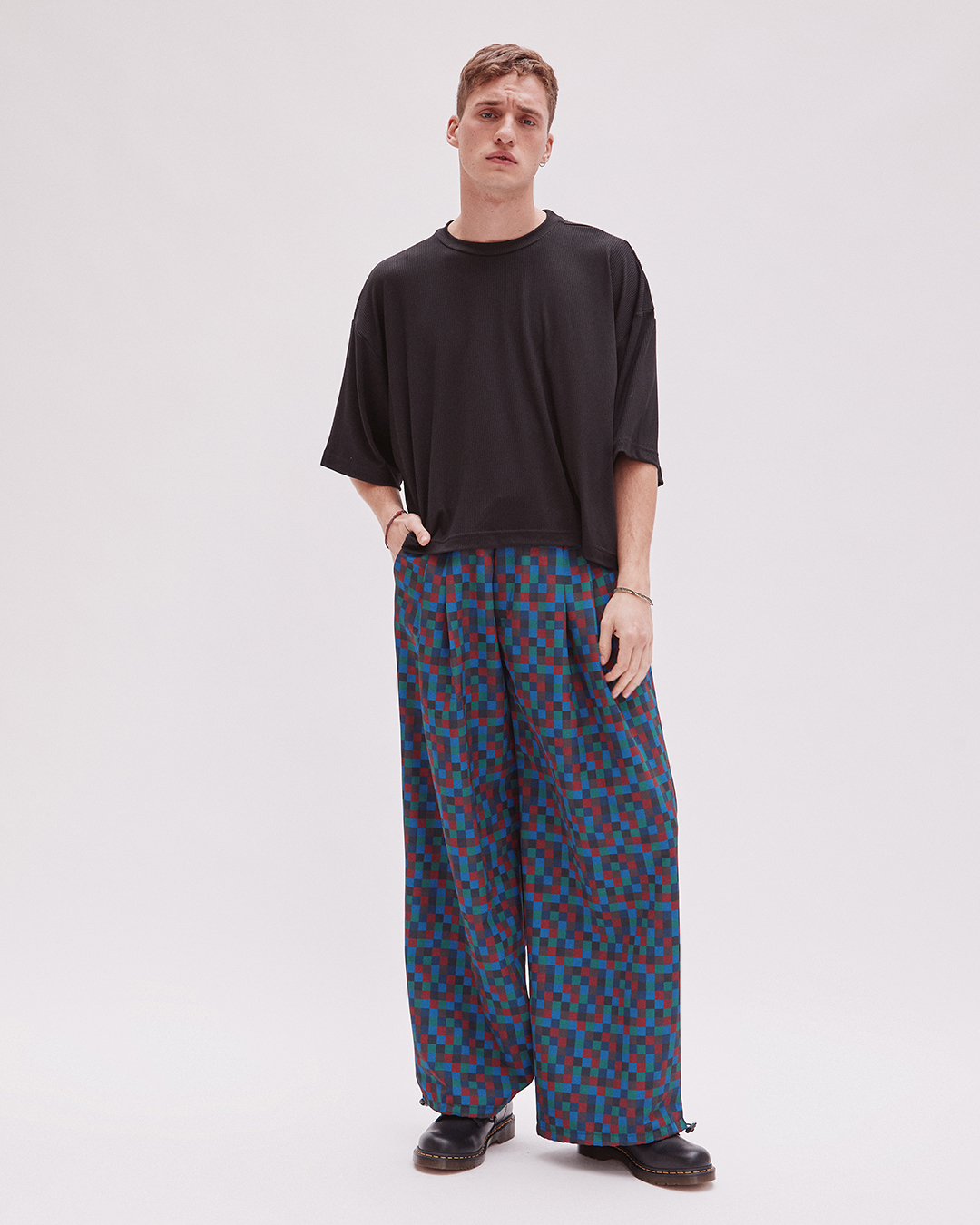 POLERA ANKA BOXY ACANALADO NEGRO 2