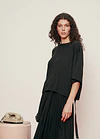 POLERA ANKA BOXY ACANALADO NEGRO 5