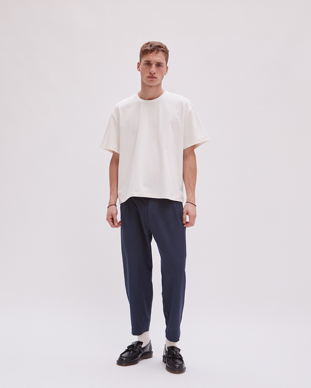 PANTALON OM STRIP MARINO 1