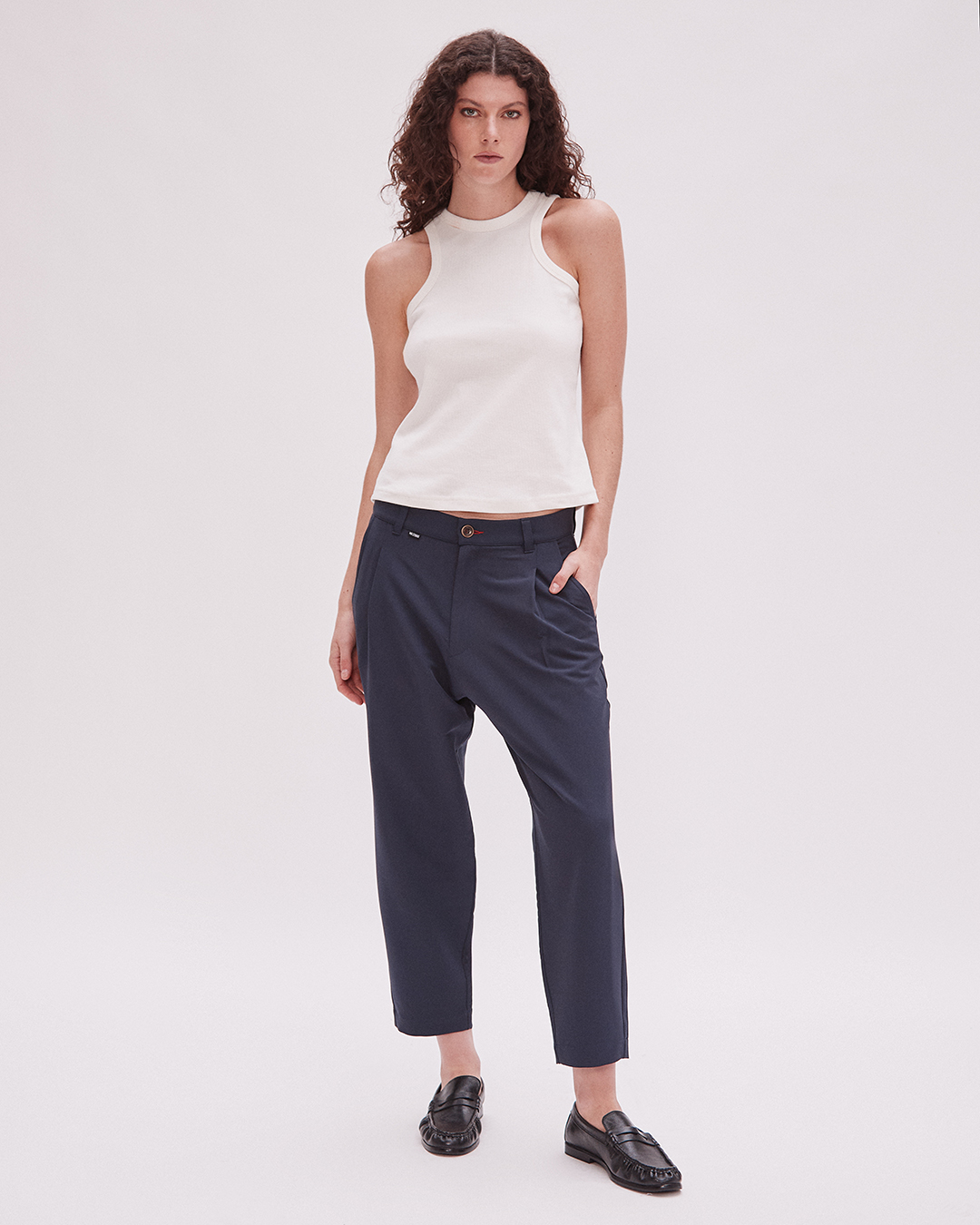 PANTALON OM STRIP MARINO 2