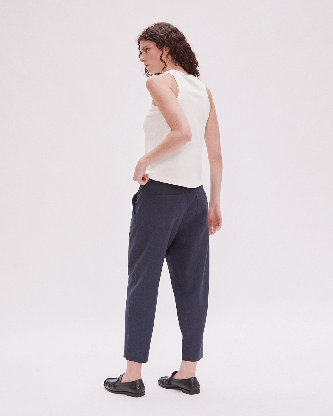 PANTALON OM STRIP MARINO 4