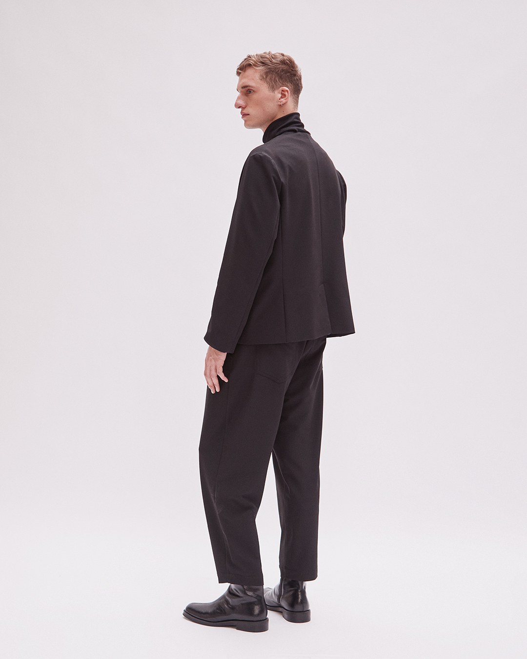 PANTALON OM STRIP NEGRO 3