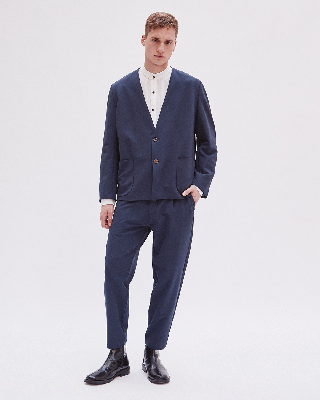 BLAZER ANKA AZUL MARINO 4