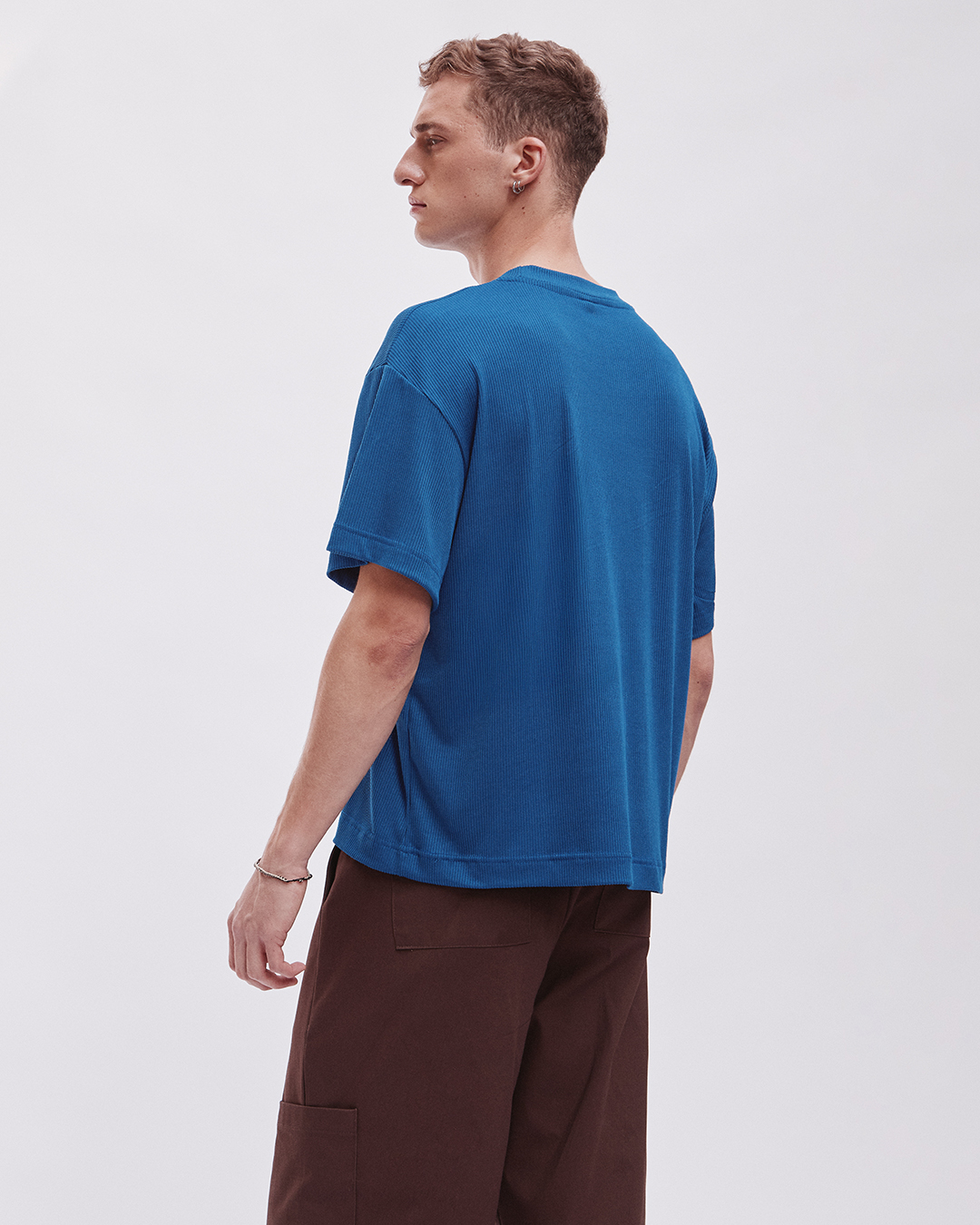 POLERA ATIQ ACANALADA COBALTO 3