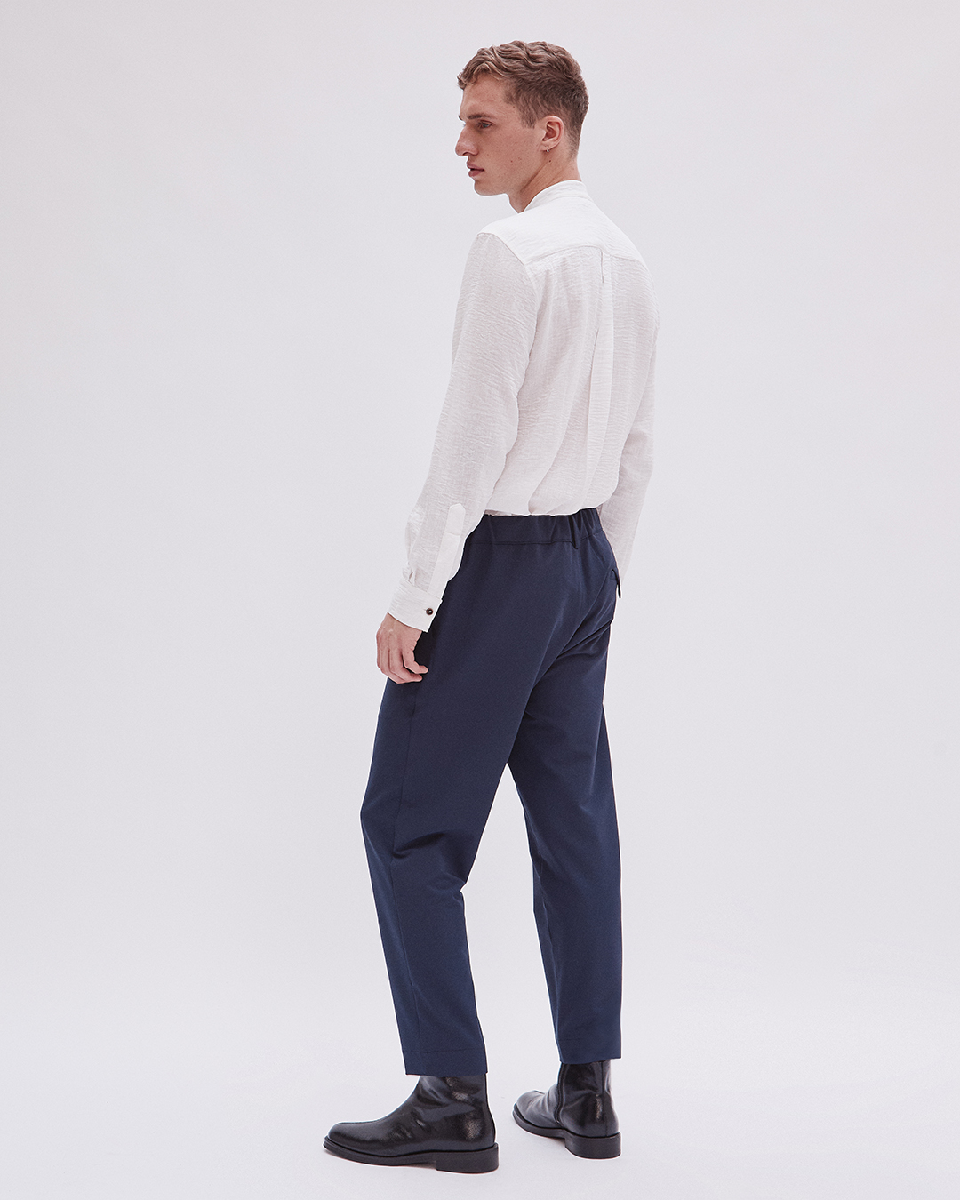 PANTALON NEGU STRIP MARINO 2
