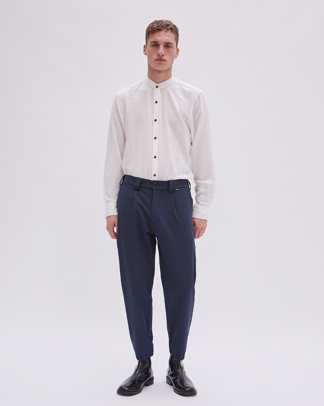 PANTALON NEGU STRIP MARINO 3