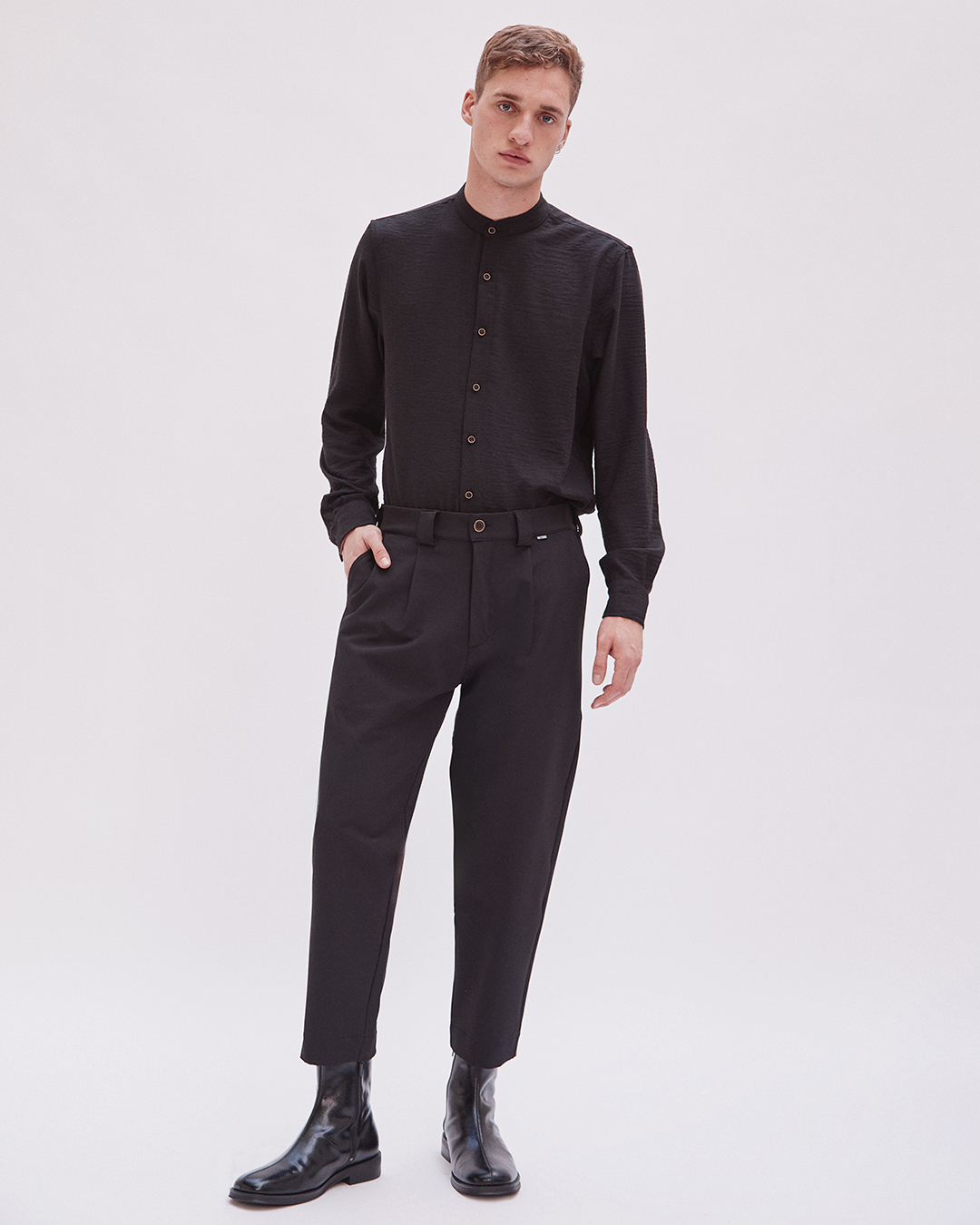 PANTALON NEGU STRIP NEGRO 1