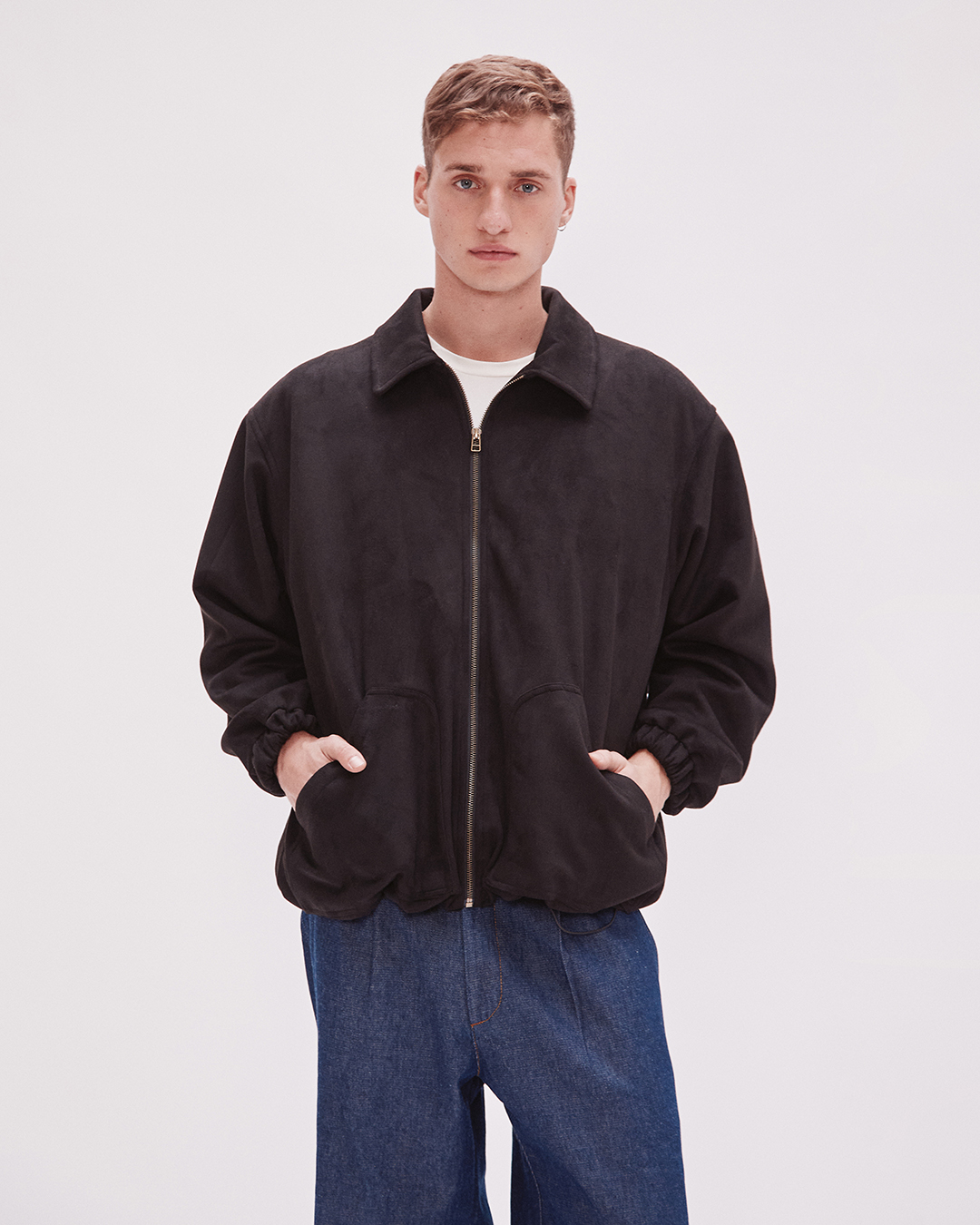 BOMBER KILLA SUEDE NEGRO 1
