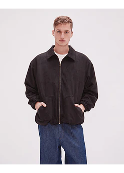 BOMBER KILLA SUEDE NEGRO