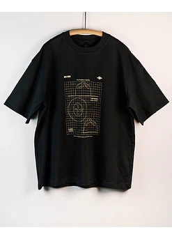POLERA LUQU/MUCHI NEGRA