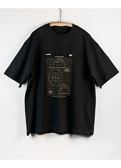 POLERA LUQU/MUCHI NEGRA