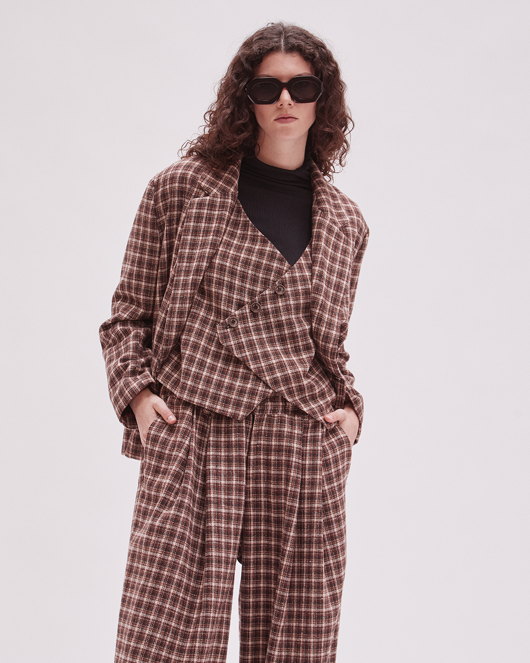 BLAZER ANKA SOLAPA TARTAN 2