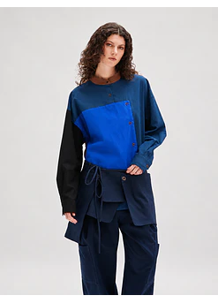 CAMISA NUNA CUADRADO PATCH BLUERAY