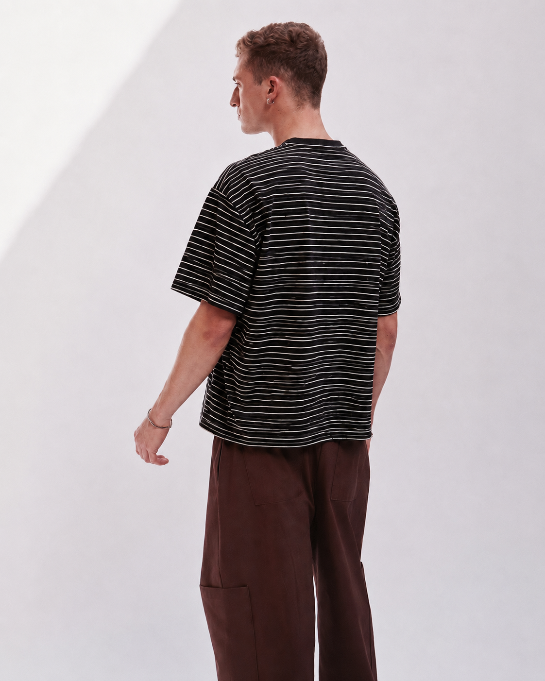 POLERA ATIQ STRIPES BW 2