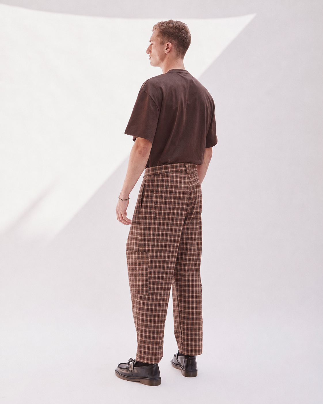 PANTALON RUMI TARTÁN MOCA 3