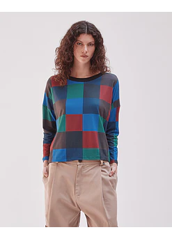 POLERA SASSY PIXEL BOLD
