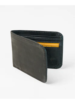 BILLETERA GAS CUERO NEGRO