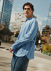 CAMISA MANA STRIPES CYAN 3