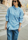 CAMISA MANA STRIPES CYAN 5