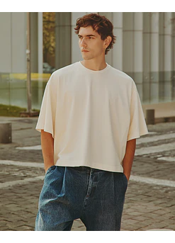 POLERA ANKA BOXY TEXTURA CRUDO 