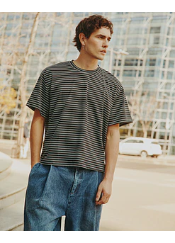 POLERA ATIQ STRIPES BW
