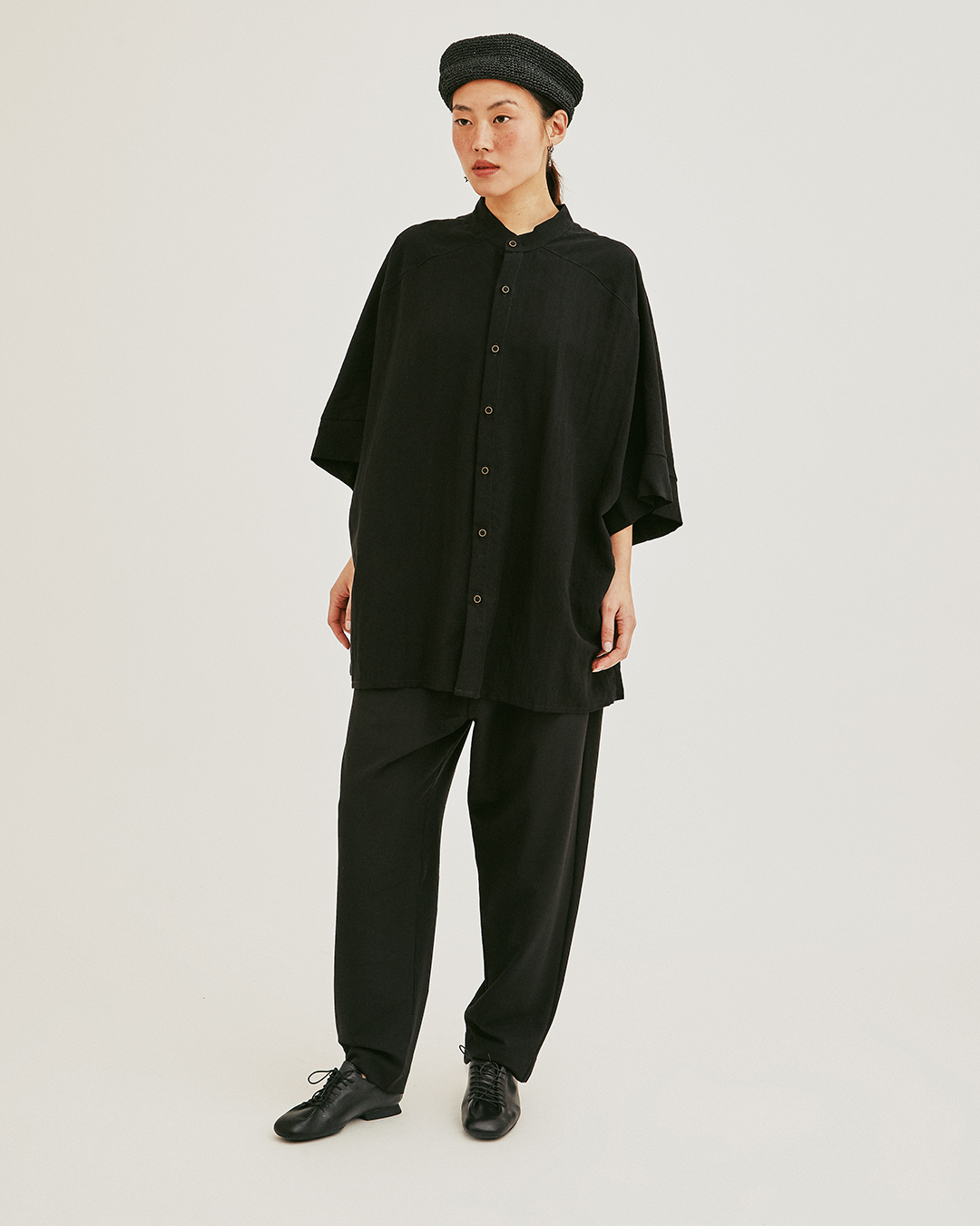 CAMISA ALBAR TWILL NEGRO 2