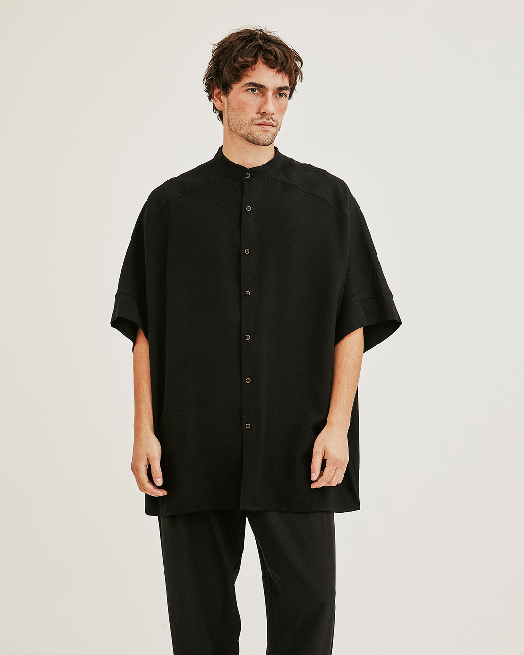 CAMISA ALBAR TWILL NEGRO 1