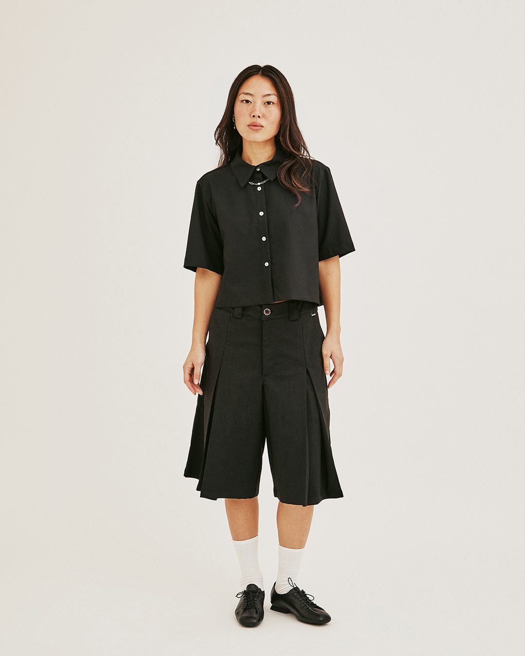 CAMISA WAY CROP CARBÓN 9010 1
