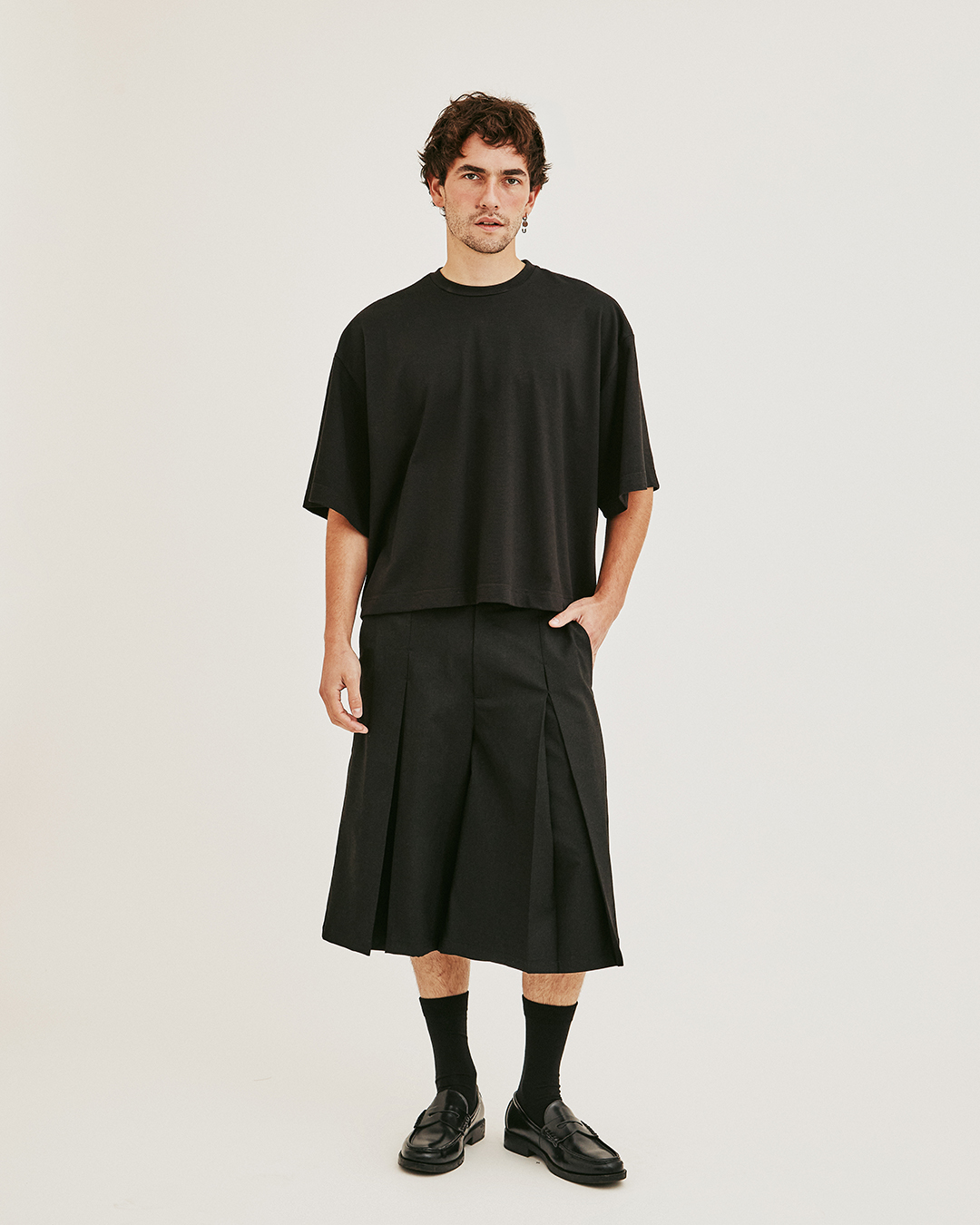 POLERA ANKA BOXY TEXTURA NEGRO 1