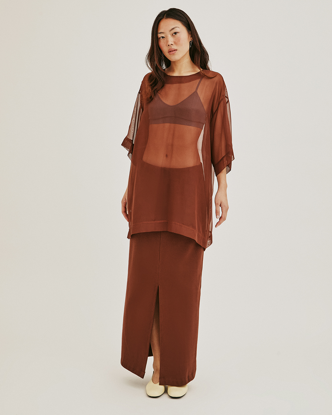 FALDA JUNE RIB MOCA 2